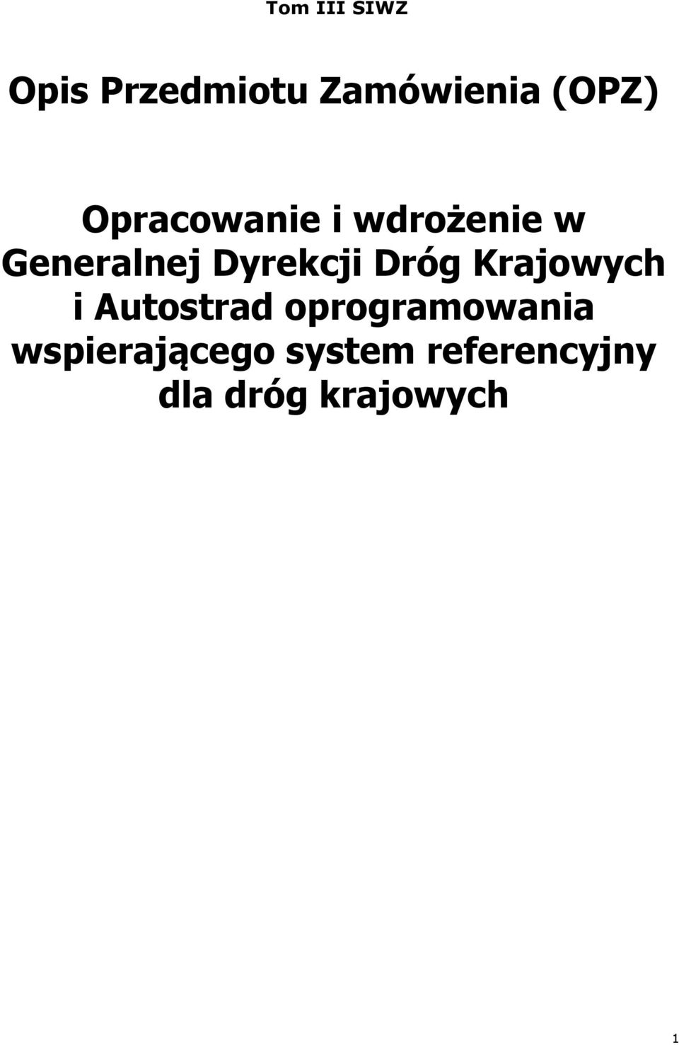 Dróg Krajowych i Autostrad oprogramowania