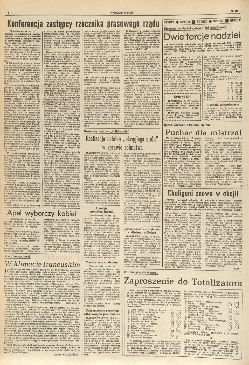deklaracj achodnch rądó można ycągać nosek, że dą one bepośredn ąek mę dy tempem głębokoścą reform Polsce a roąyanem spra nasego adłużena agra ncnego. Dostregamy poyty ne ntencje.