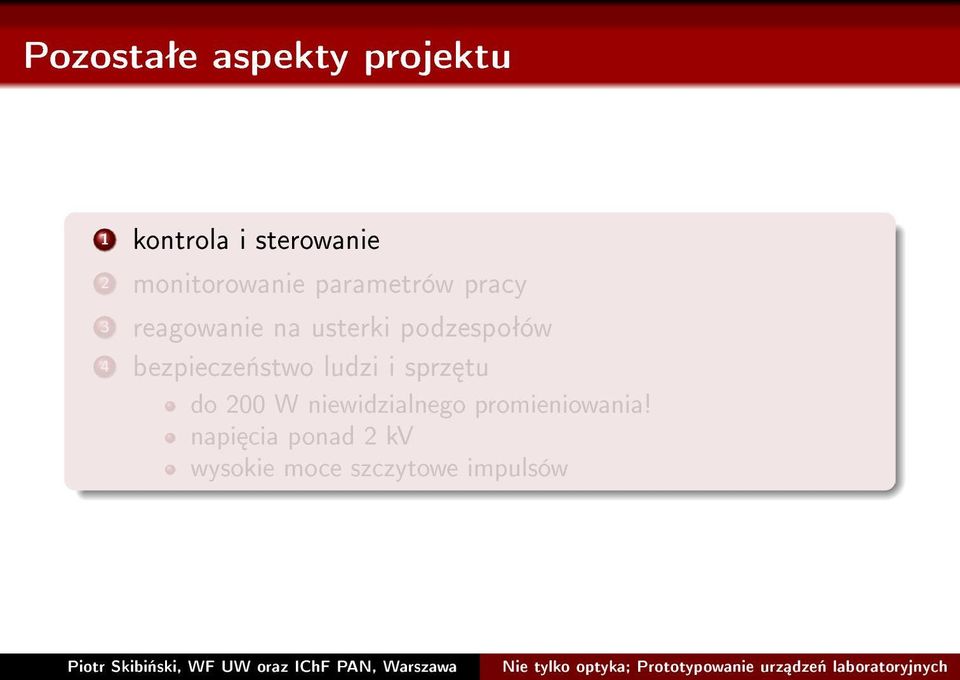 podzespoªów 4 bezpiecze«stwo ludzi i sprz tu do 200 W