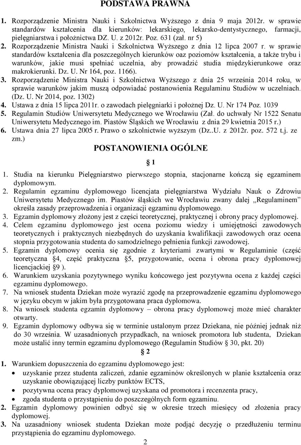 Rozporządzenie Ministra Nauki i Szkolnictwa Wyższego z dnia 12 lipca 2007 r.