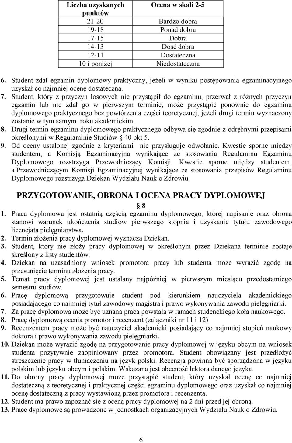 Student, który z przyczyn losowych nie przystąpił do egzaminu, przerwał z różnych przyczyn egzamin lub nie zdał go w pierwszym terminie, może przystąpić ponownie do egzaminu dyplomowego praktycznego