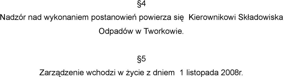 Odpadów w Tworkowie.