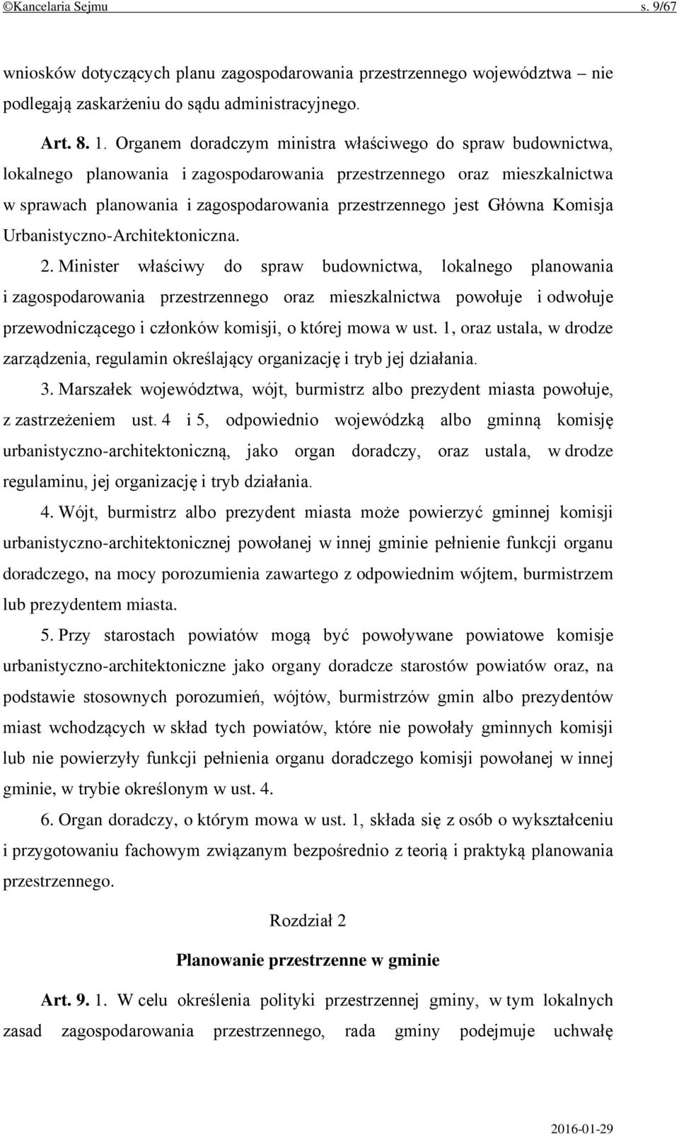 Główna Komisja Urbanistyczno-Architektoniczna. 2.
