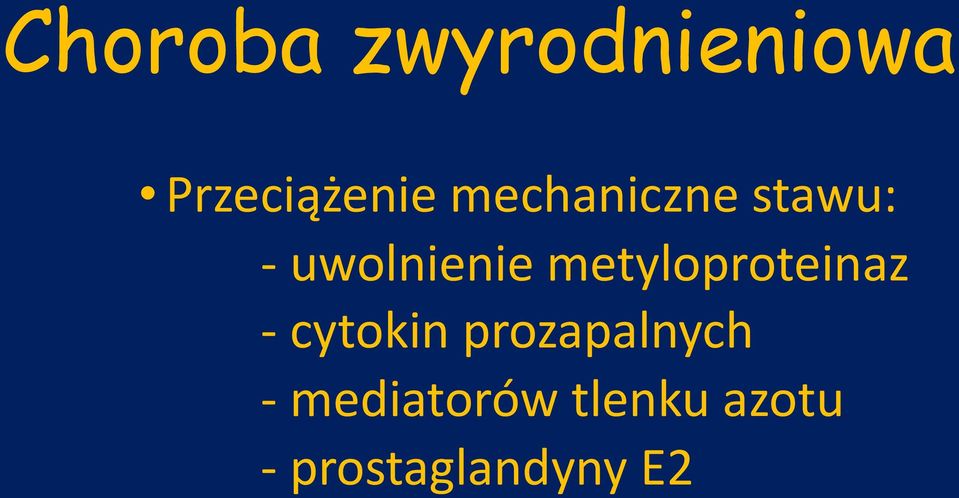 metyloproteinaz - cytokin