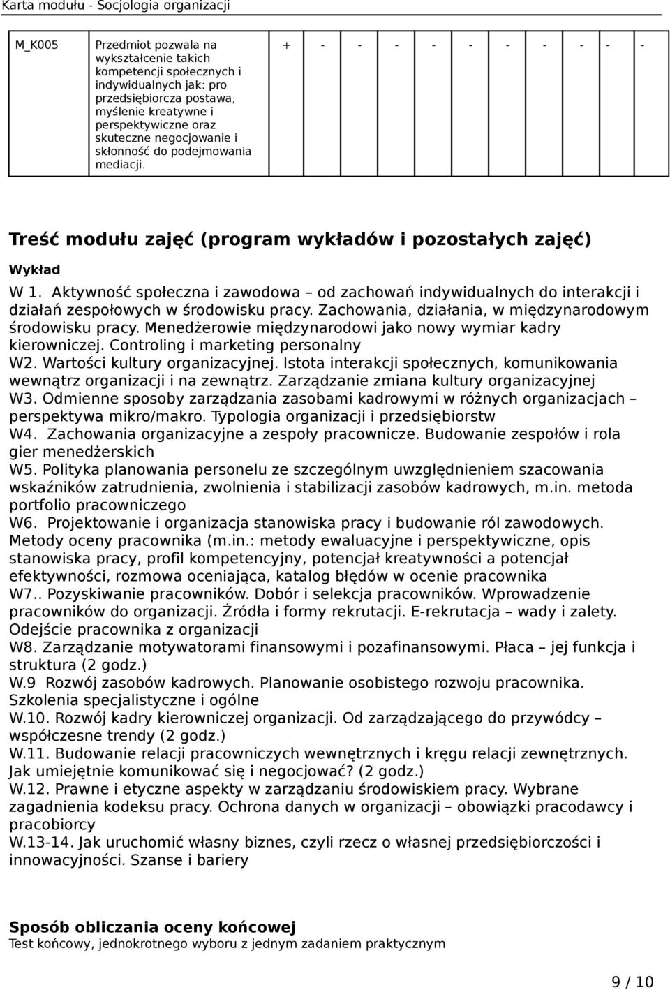 Aktywność społeczna i zawodowa od zachowań indywidualnych do interakcji i działań zespołowych w środowisku pracy. Zachowania, działania, w międzynarodowym środowisku pracy.
