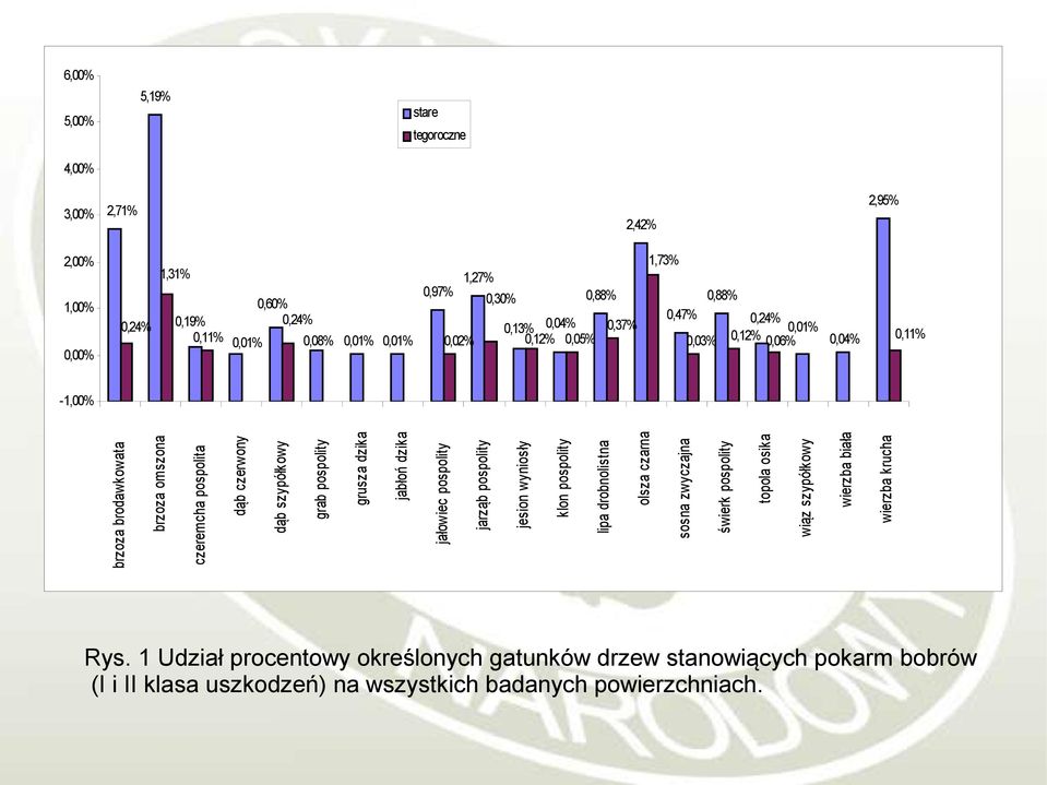 czarna lipa drobnolistna klon pospolity jesion wyniosły jarząb pospolity jałowiec pospolity jabłoń dzika grusza dzika grab pospolity dąb szypółkowy dąb czerwony czeremcha pospolita