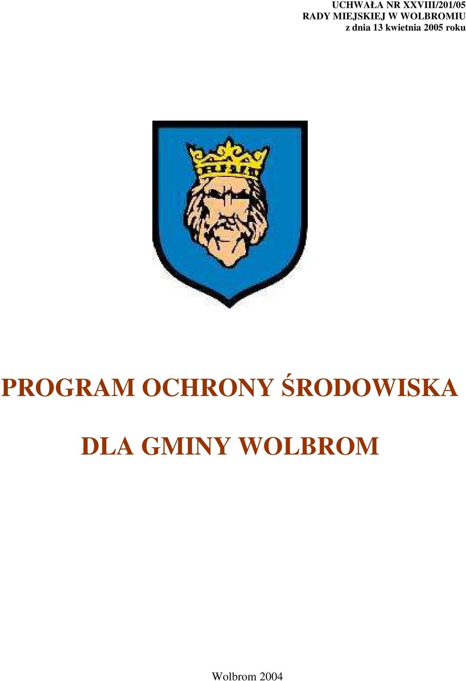 kwietnia 2005 roku PROGRAM OCHRONY