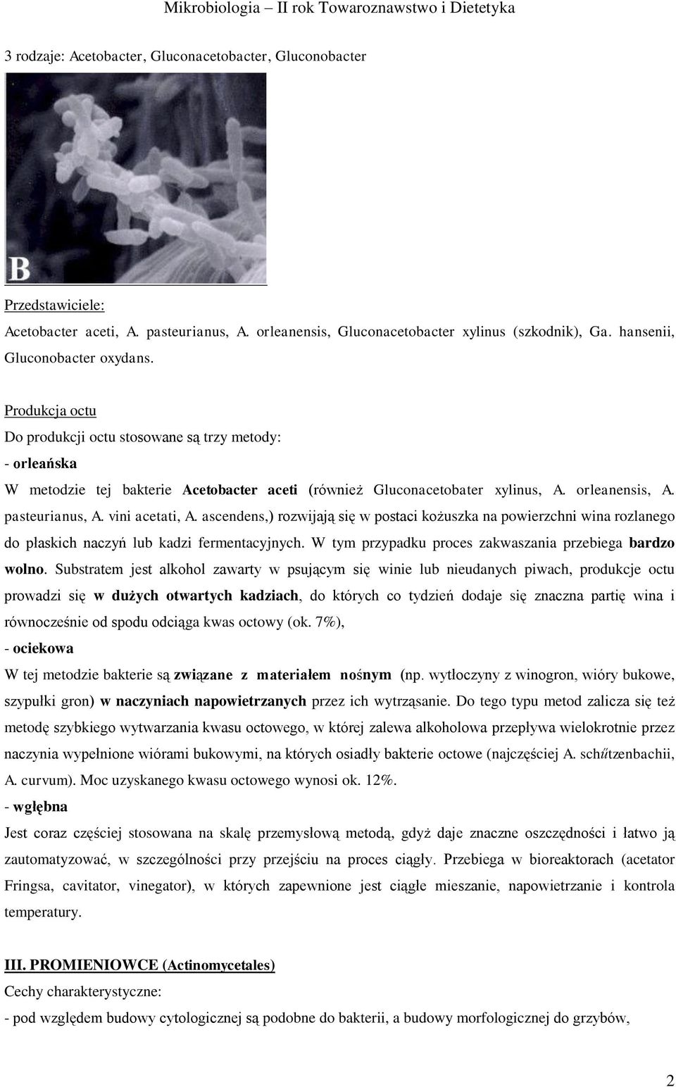 ascendens,) rozwijają się w postaci kożuszka na powierzchni wina rozlanego do płaskich naczyń lub kadzi fermentacyjnych. W tym przypadku proces zakwaszania przebiega bardzo wolno.