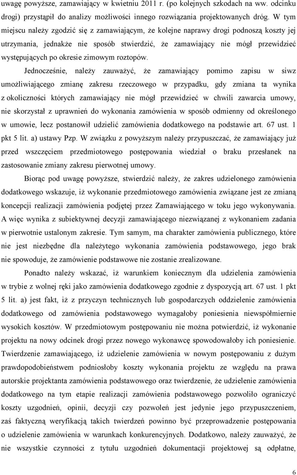 zimowym roztopów.
