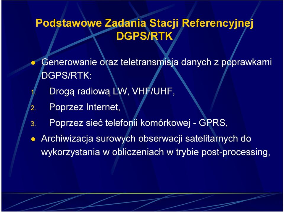 Poprzez Internet, 3.