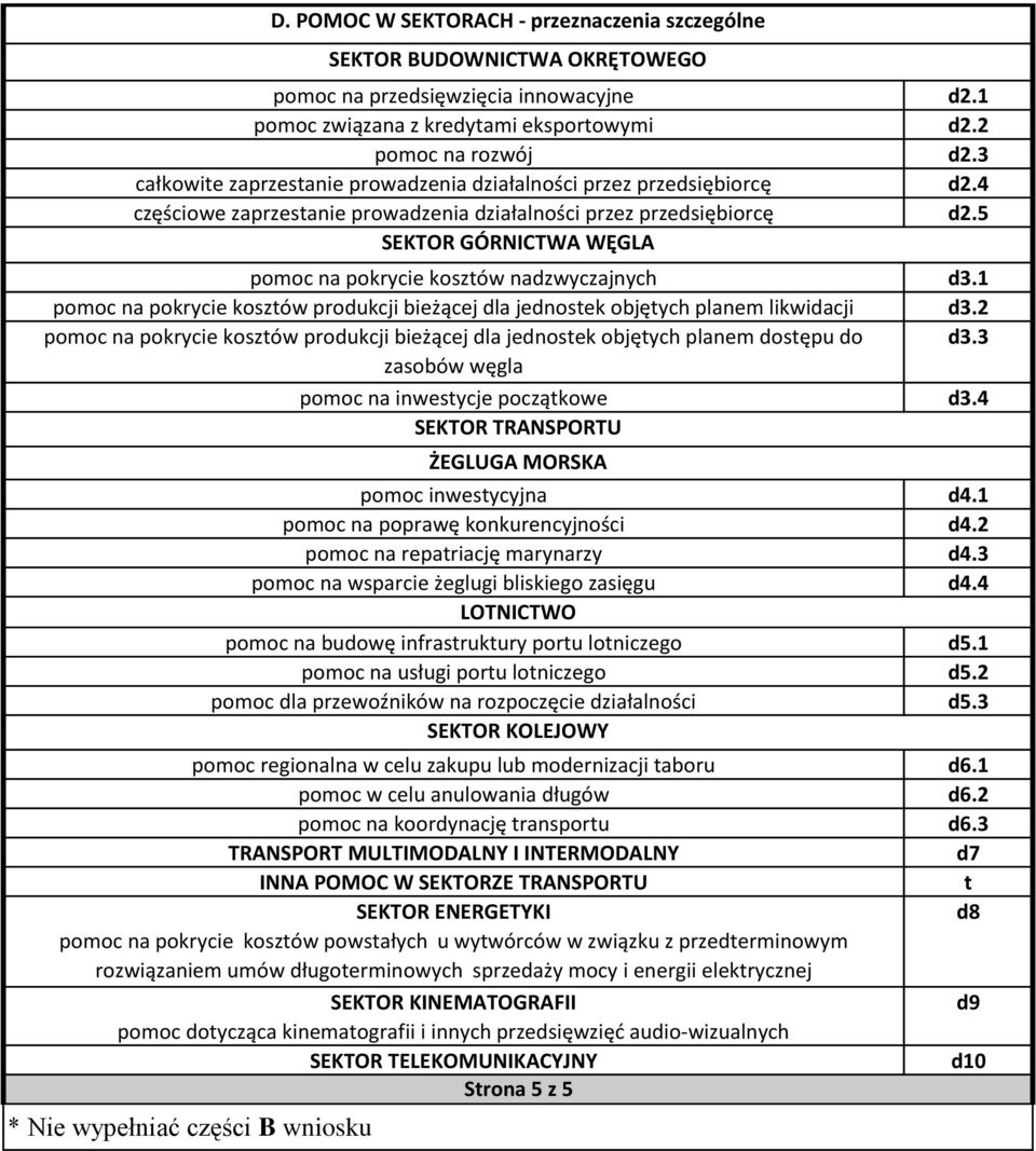 kosztów produkcji bieżącej dla jednostek objętych planem likwidacji pomoc na pokrycie kosztów produkcji bieżącej dla jednostek objętych planem dostępu do zasobów węgla pomoc na inwestycje początkowe