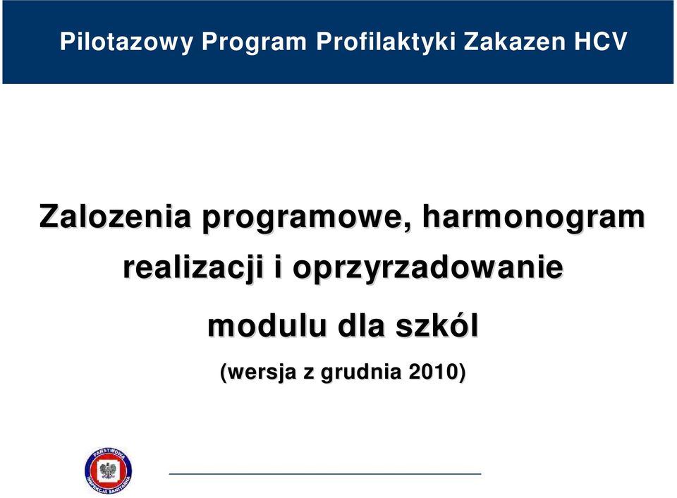 harmonogram realizacji i