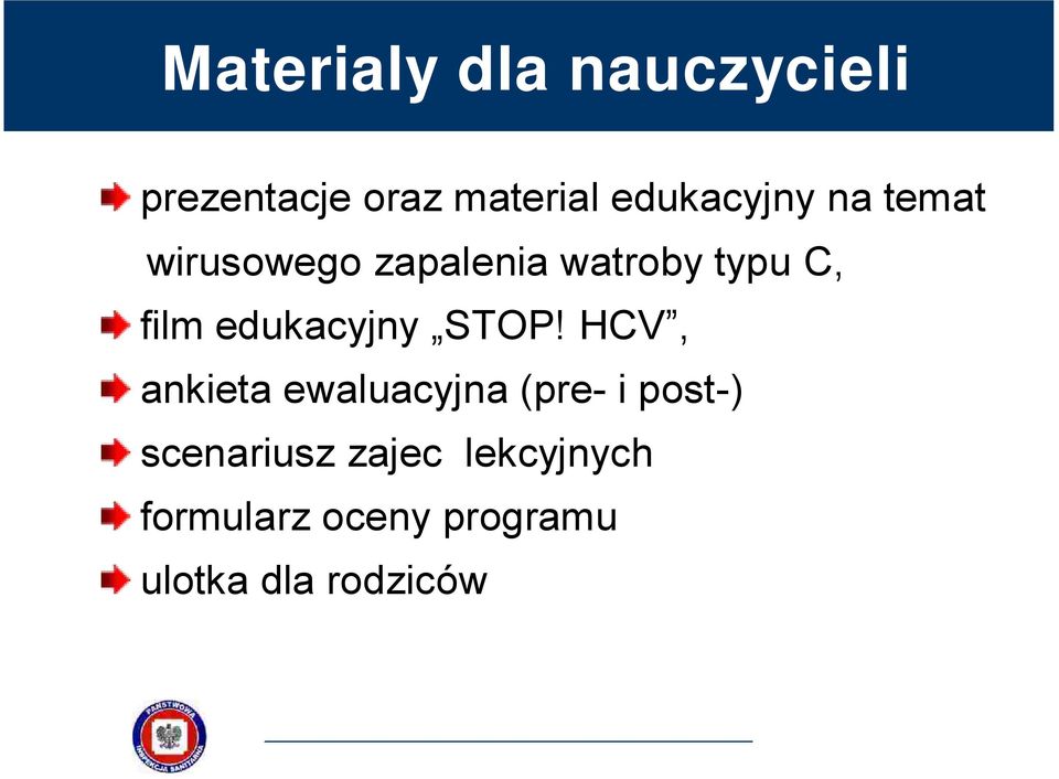 film edukacyjny STOP!