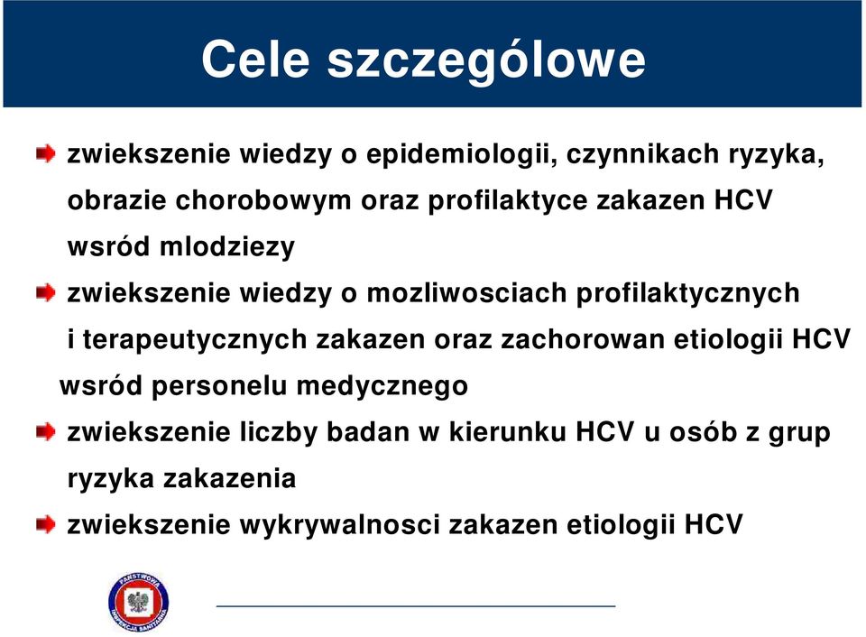 terapeutycznych zakazen oraz zachorowan etiologii HCV wsród personelu medycznego zwiekszenie