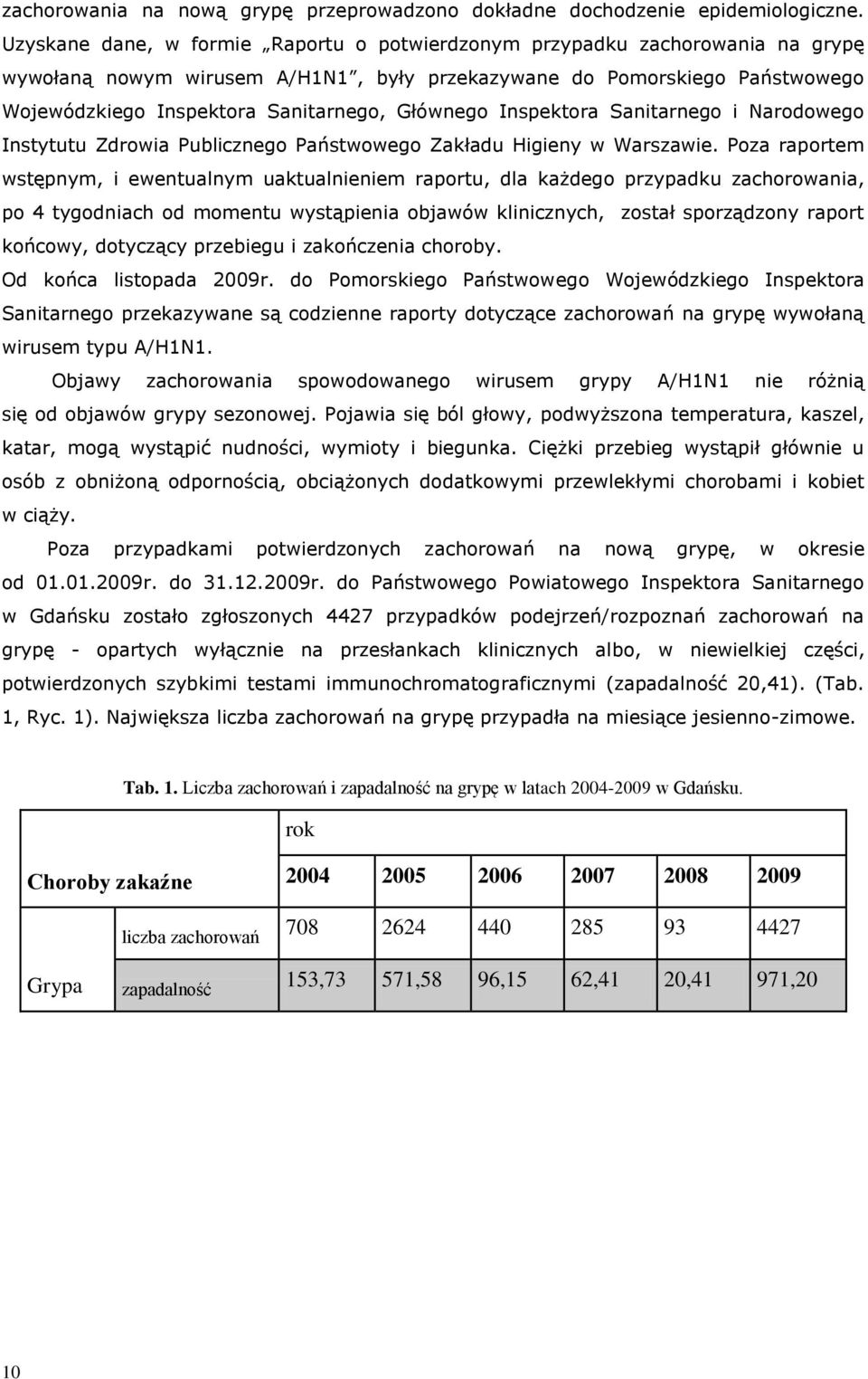 Głównego Inspektora Sanitarnego i Narodowego Instytutu Zdrowia Publicznego Państwowego Zakładu Higieny w Warszawie.