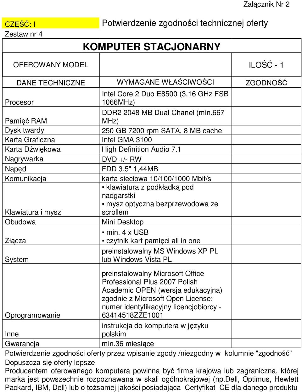 5" 1,44MB Komunikacja karta sieciowa 10/100/1000 Mbit/s klawiatura z podkładką pod nadgarstki mysz optyczna bezprzewodowa ze Klawiatura i mysz scrollem Obudowa Mini Desktop min.