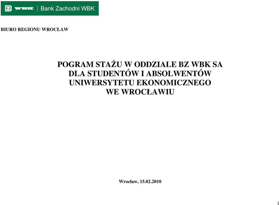 ABSOLWENTÓW UNIWERSYTETU