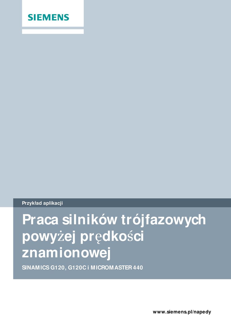 znamionowej SINAMICS G120, G120C i