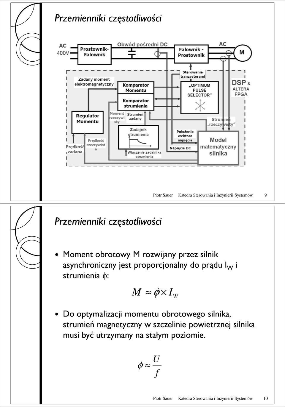 optymalizacji momentu obrotowego silnika, strumień magnetyczny w szczelinie powietrznej