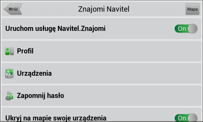 Kluczowe funkcje Navitel.