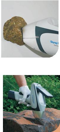 GENIUS 7000XRF DO ANALIZ GEOLOGICZNYCH Genius 7000XRF wyposażony jest w fabryczne kalibracje do analiz próbek mineralnych.