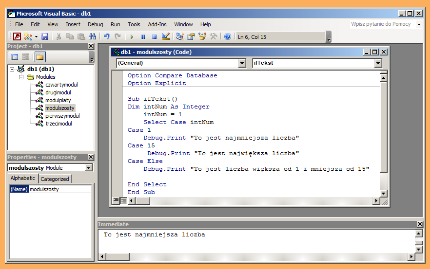 Else Debug.