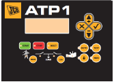 PANEL STERUJĄCY JCB CP1 ( Standardowy ) Za pośrednictwem cyfrowego systemu kontroli JCB CP1 można kontrolowad i monitorowad pracę generatora. Wyświetlacz wyposażony jest w diody wyjścia LED.