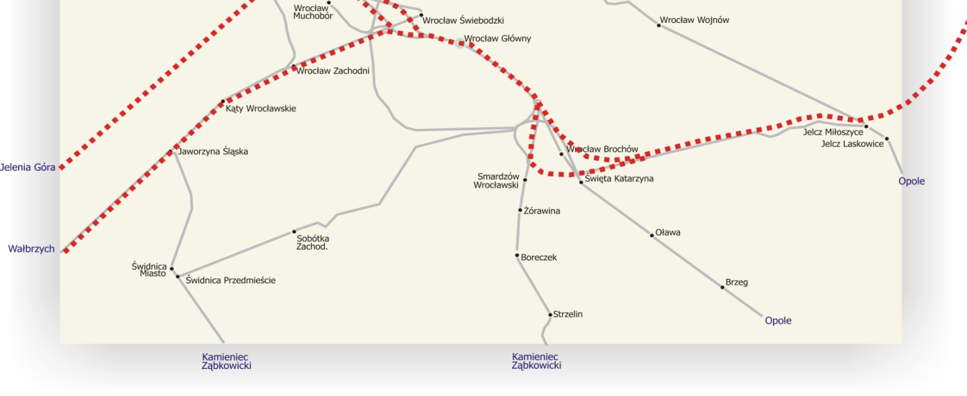 Wrocławski Węzeł Kolejowy o jego przyszłym kształcie zdecyduje studium Wstępne propozycje