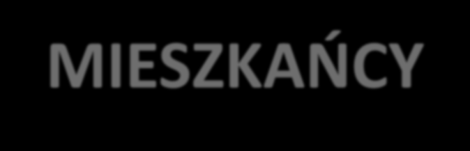MIESZKAŃCY Mieszkańcy są