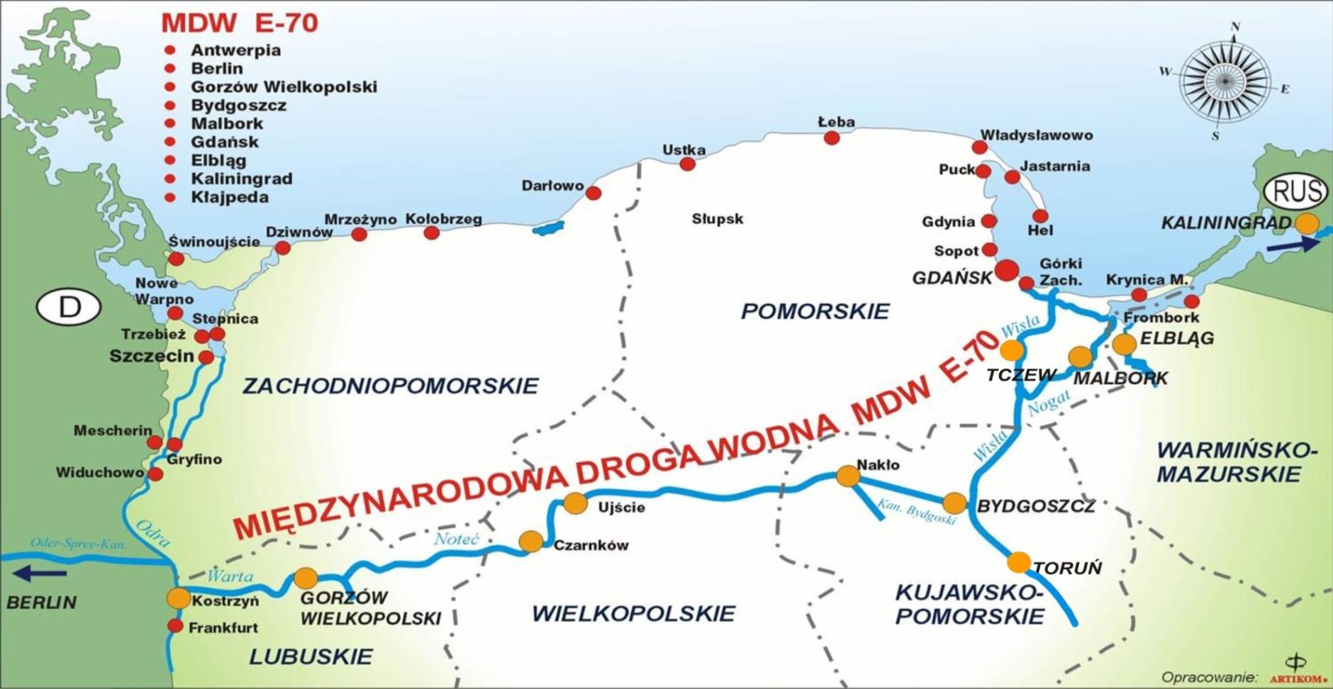 BYDGOSZCZ BYDGOSKI WĘZEŁ WODNY