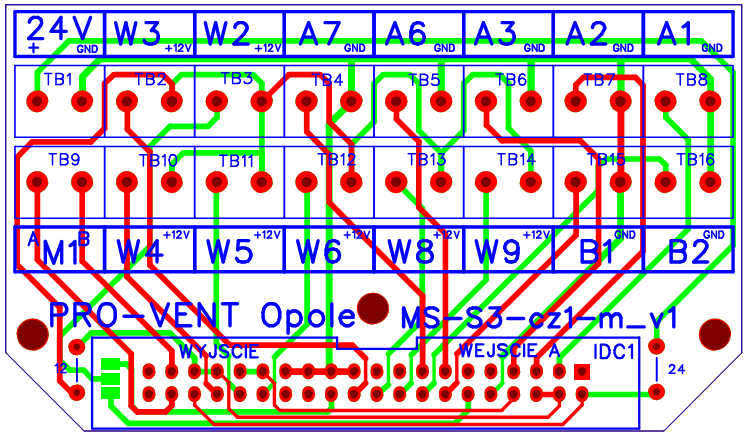 przewody sygnałowe z napięciem bezpiecznym ( < 50V DC ) przewody zasilające z napięciem niebezpiecznym ( > ~230V / 50Hz ) połączenia opcjonalne wymagane w zależności od konfiguracji centrali W