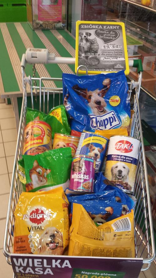 Dzięki hojności mieszkańców kosze z