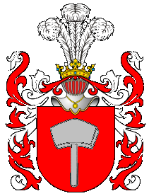 Opis: Pole zielone. Kość srebrna w skos. Klejnot: trzy pióra strusie. Symbolika: Tzw. herb mówiący, nawiązujący do nazwiska posiadacza. 4. KRIDLAR 1490 Opis: Pole błękitne. Koło młyńskie złote.