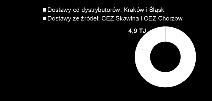 * Cała Grupa CEZ Polska ** W tym EE, ciepło, kompensowane z/bez kolorowych certyfikatów; 1) obszar Katowice-Chorzów; Skawina-Kraków OBECNA DZIAŁALNOŚĆ GRUPY CEZ W POLSCE Działalność Grupy CEZ w