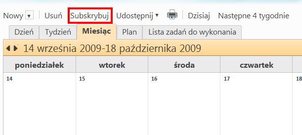 6. Kliknij Zaimportuj do innej aplikacji kalendarza w pierwszej opcji (Jeśli chcesz, aby inne osoby widziały wszystkie szczegóły Twojego kalendarza, użyj tych łączy.) 7.