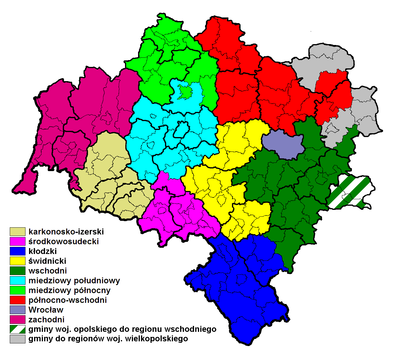 terze lokalnym, które będą dalej funkcjonować w systemie regionalnym po odpowiednim ich przystosowaniu. M.in. w ramach WPDO zaproponowano, aby Zakład Gospodarowania Odpadami Sp. z o.o. w Gaci, obsługujący obecnie gminy należące do związku EKOGOK z Województwa Dolnośląskiego (od 2009 również m.