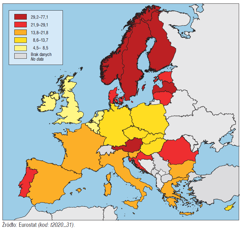 Udział energii ze źródeł odnawialnych w końcowym