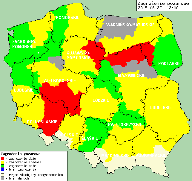 INFORMACJE HYDROLOGICZNO - METEOROLOGICZNE