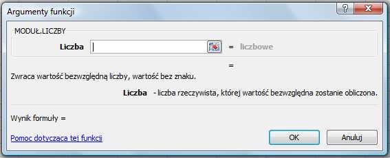 Wartości statystyk znajdują się w wierszu 27.