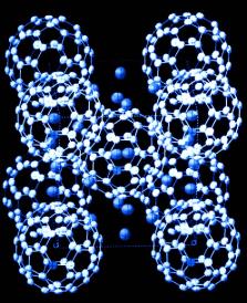 TRUKTURY NADPRZEWODZĄCE Fulereny zawierające atomy alkaliczne Fulereny typu uckminster zawierające 60 atomów węgla nie są same z siebie nadprzewodnikami.