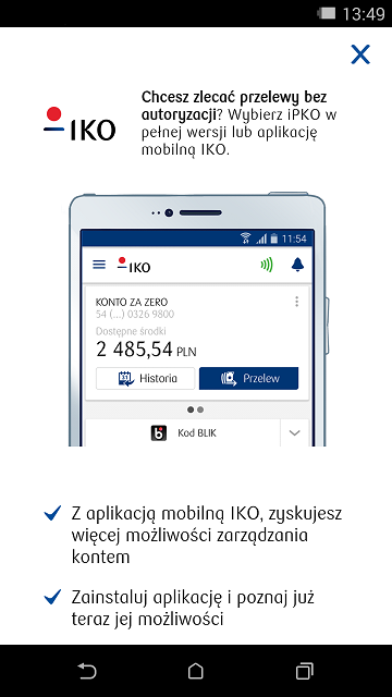 Kamienie milowe rozwoju IKO (6/6). 6 Nowa wersja serwisu mobilnego ipko 