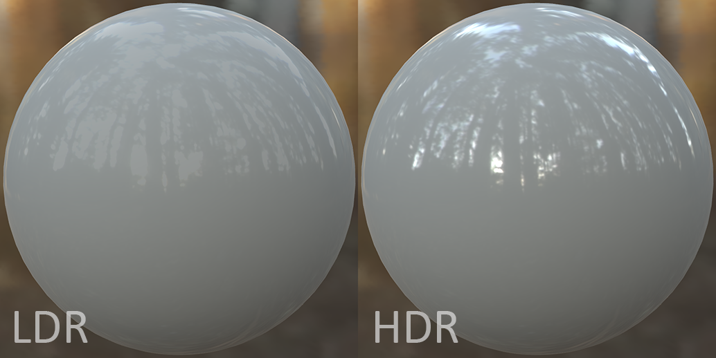 HDR Generowanie scen w 3D, której efektem jest