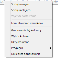 otwartego zasobnika.