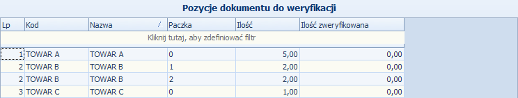 4. Kontrola wydań Kontroli wydań dokonuje się na zakładce Kontrola wydań: W pierwszym kroku należy sczytać kod dokumentu wydania bądź wybrać go z listy rozwijanej.