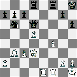 3.Obrona Nimzowitscha [E24] Canton (Irlandia) Norcia (Włochy) 1.d4 Sf6 2.c4 e6 3.Sc3 Gb4 4.a3 Gc3 5.bc3 c5 6.Sf3 Hc7 7.Hc2 Sc6 8.e4 d6 9.Ge2 e5 10.d5 Sa5 11.h3 b6 12.Ge3 Gd7 13.0 0 0 0 0 14.