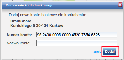 * Automatyczne generowanie przelewów (opcja dodatkowa) Opcja automatycznego generowania przelewów pozwala na generowanie z poziomu listy dokumentów zleceń przelewów.