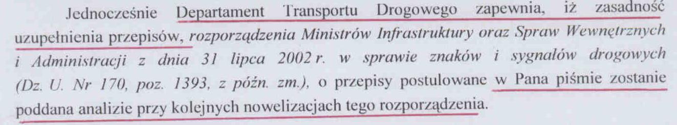 01 lipca 2014r Dotyczy: DTD-IIkm-020(t.4)5/14; NK: 150141/14 Szanowny Pan Zbigniew Rynasiewicz Sekretarz Stanu Ministerstwo Infrastruktury i Rozwoju ul.