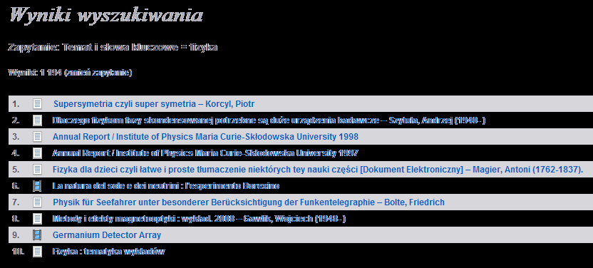 Hierarchia tematów Podobne tematy: