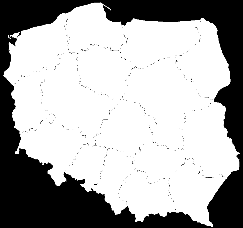 WOJEWÓDZTWA W SSM W ROKU 2012 [POSTĘPY I SPADKI WZGLĘDEM ROKU 2011 W ODNIESIENIU DO ŚREDNIEJ POLSKIEJ] Punktacja