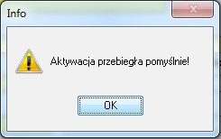 Kolejne okno służy do rejestracji aplikacji. Należy wypełnić wszystkie pola podświetlone żółtym kolorem.